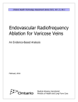 Endovascular Radiofrequency Ablation for Varicose Veins