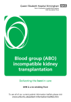 (ABO) incompatible kidney transplantation