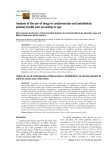 Analysis of the use of drugs in cardiovascular and antidiabetic