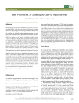 Beer Potomania: A Challenging Case of Hyponatremia