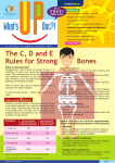 The C, D and E Rules for Strong Bones