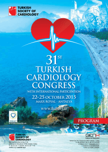 PROGRAM 31st TURKISH CARDIOLOGY