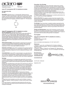 Aclaro PD® (hydroquinone USP 4%) bioadhesive emulsion For
