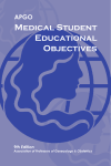 APGO Medical Student Educational Objectives 9th Edition