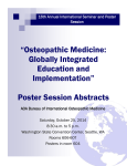 Poster Session Abstracts - American Osteopathic Association