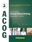 2014 ACOG Annual Clinical Meeting