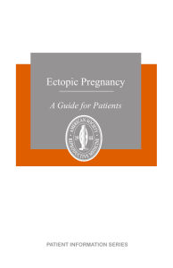 Ectopic Pregnancy - Society for Reproductive Endocrinology and