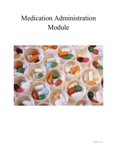Medication Administration Module - DADS