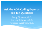 Ask the AOA Coding Experts - Pennsylvania Optometric Association