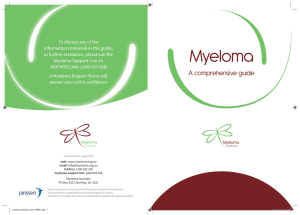 A comprehensive guide - Myeloma Foundation of Australia