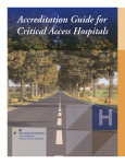 Accreditation Guide for Critical Access Hospitals