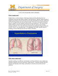 What is emphysema - Department of Surgery