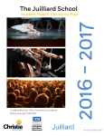 2016-2017 The Juilliard School Plan Brochure