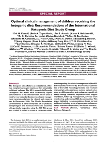 Optimal clinical management of children receiving the ketogenic diet