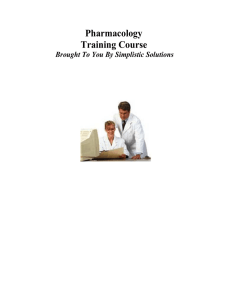 Pharmacology Training Course - Medical Transcription at Home