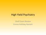 High Yield Psychiatry