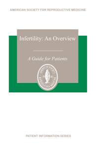 Infertility: An Overview