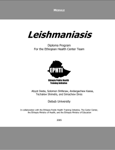 Leishmaniasis - The Carter Center