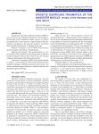 MYOSITIS OSSIFICANS TRAUMATICA OF THE MASSETER MUSCLE