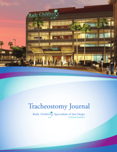 The Tracheostomy Journal - Rady Children`s Hospital
