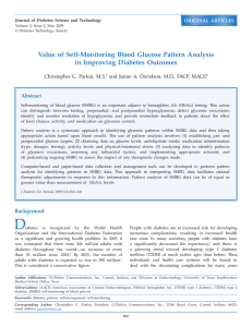Value of Self-Monitoring Blood Glucose Pattern Analysis in