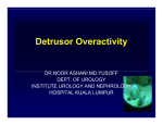 Detrusor Overactivity