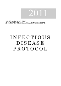 infectious disease protocol