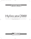 Hyfrecator Manual