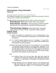 Desmopressin: Drug information Dosing: Adult