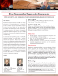 Drug Treatment for Hypertensive Emergencies