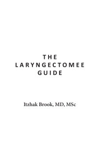 the laryngectomee guide - American Academy of Otolaryngology