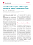 Takotsubo cardiomyopathy and the long-QT syndrome