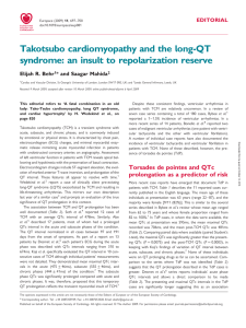 Takotsubo cardiomyopathy and the long-QT syndrome