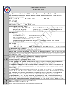 Sodexo Dietetic Internship Assessment Form