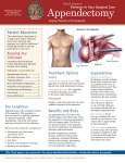 Appendectomy Brochure