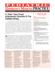 A "Killer" Sore Throat: Inflammatory Disorders Of The