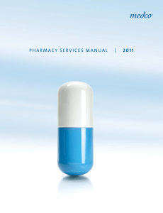 medco pharmacy services manual 2011