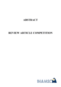 abstract review article competition