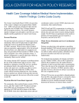 Contra Costa County - UCLA Center for Health Policy Research