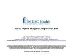 Analgesic Products Comparison Chart