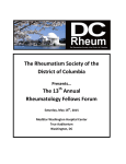 The Rheumatism Society of the District of Columbia