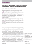 Outcomes of Children With Complex Regional Pain Syndrome After