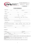 Patient Information Form