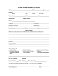 registration and medical history forms