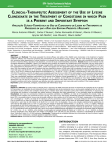 clinical-therapeutic assessment of the use of lysine clonixinate in the