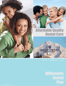 Willamette Dental Plan