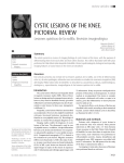 CYSTIC LESIONS OF THE KNEE. PICTORIAL REVIEW