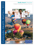 Quality Report 2013 – Physician Edition