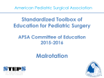 Malrotation - American Pediatric Surgical Association