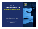 Clinical Otolaryngology HNS of Aeromedical Significance
